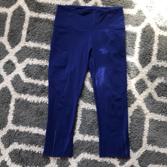 lululemon athletica Pants - Fast and free crop- lululemon leggings